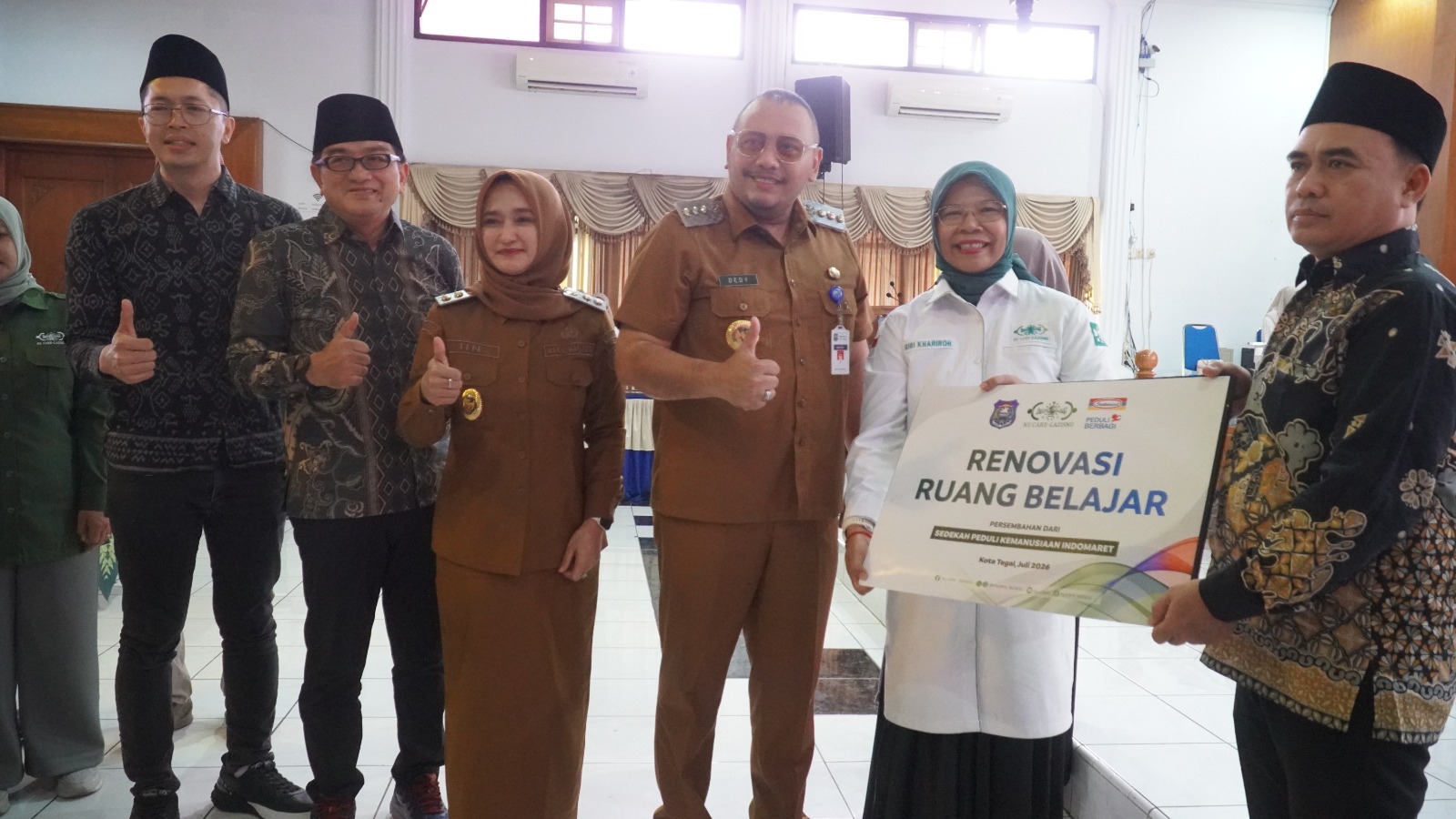 Wali Kota Tegal Apresiasi Kolaborasi LAZISNU dan Indomaret Luncurkan Program Keluarga Unggul 2026