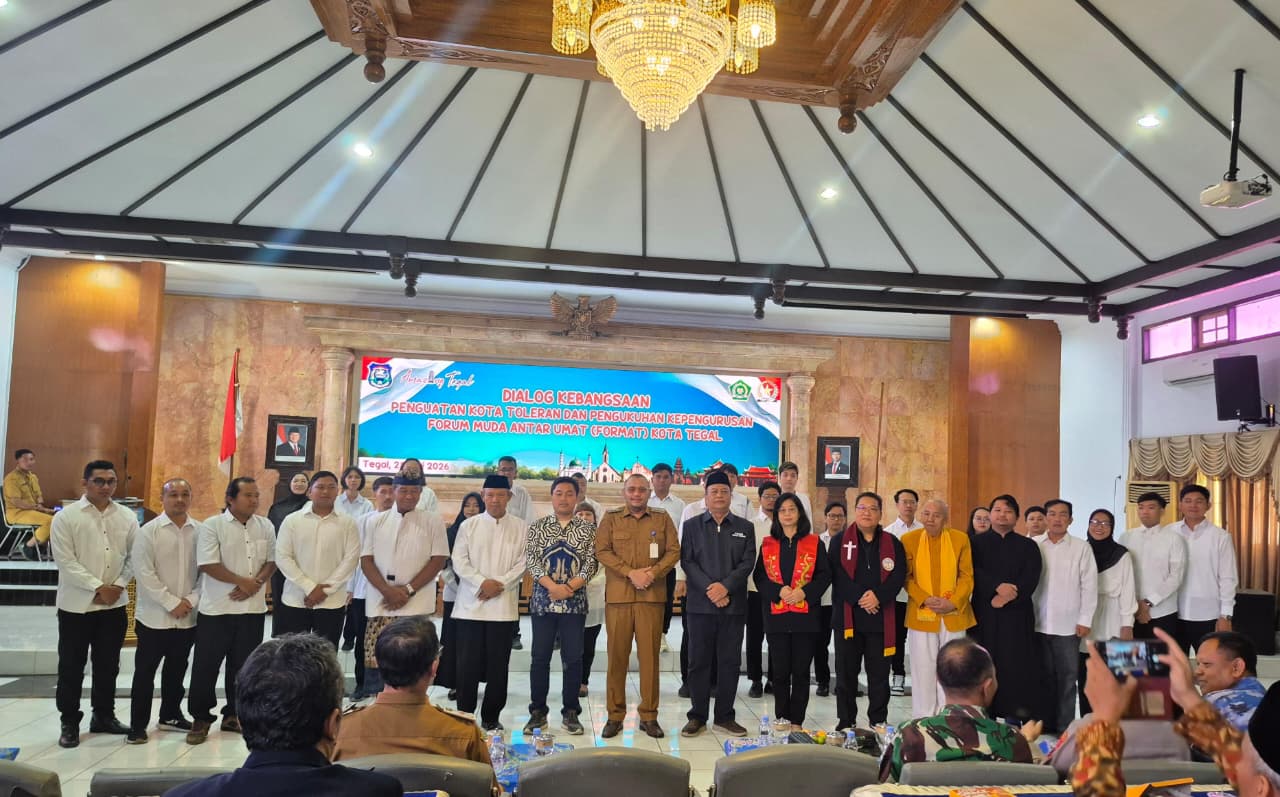 Masuk 10 Besar Kota Paling Toleran, Wali Kota Tegal Dinobatkan Jadi Bapak Moderasi Beragama