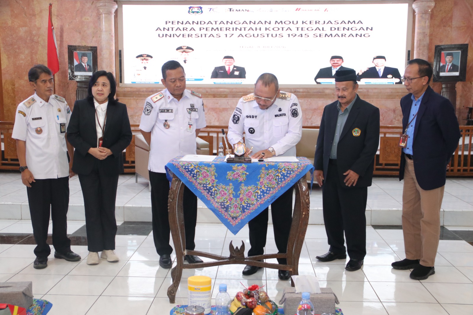 Pemkot Tegal Jalin Kerja Sama dengan UNTAG Semarang Perkuat Kompetensi ASN