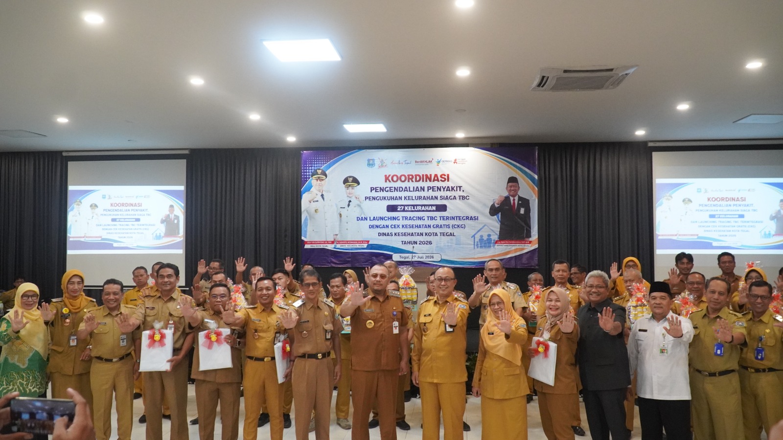 Wali Kota Tegal Launching Tracing TBC Terintegrasi CKG di Kota Tegal, Targetkan 77 Lokus Kegiatan