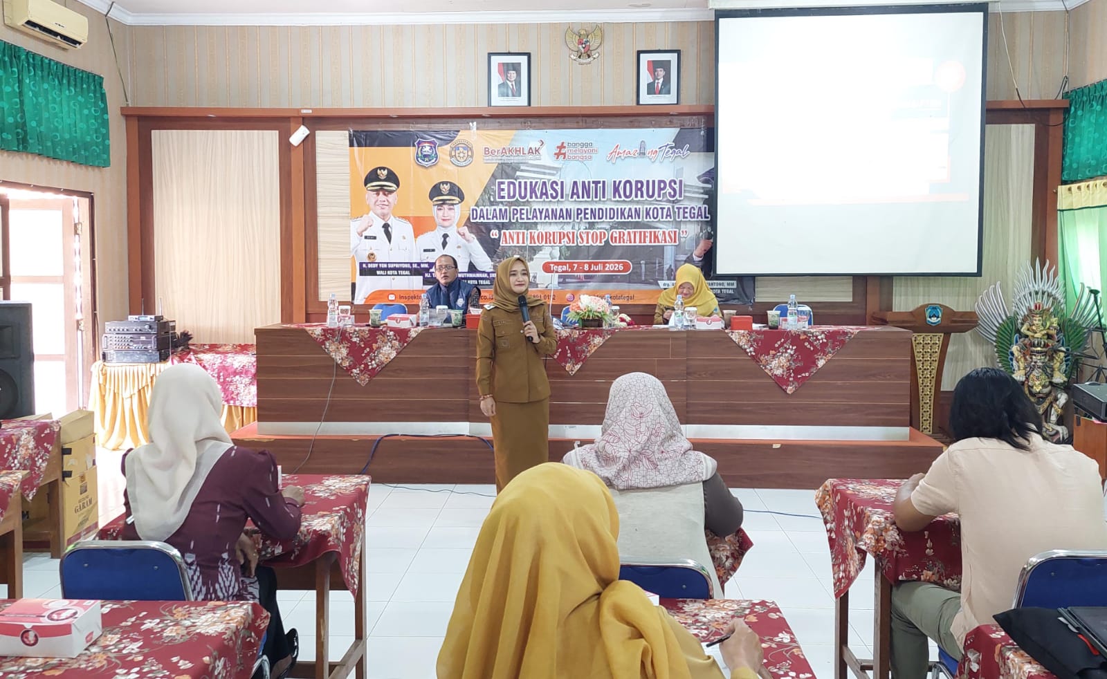 Wakil Wali Kota Tegal Ajak Insan Pendidikan Bangun Budaya Antikorupsi dan Tolak Gratifikasi 